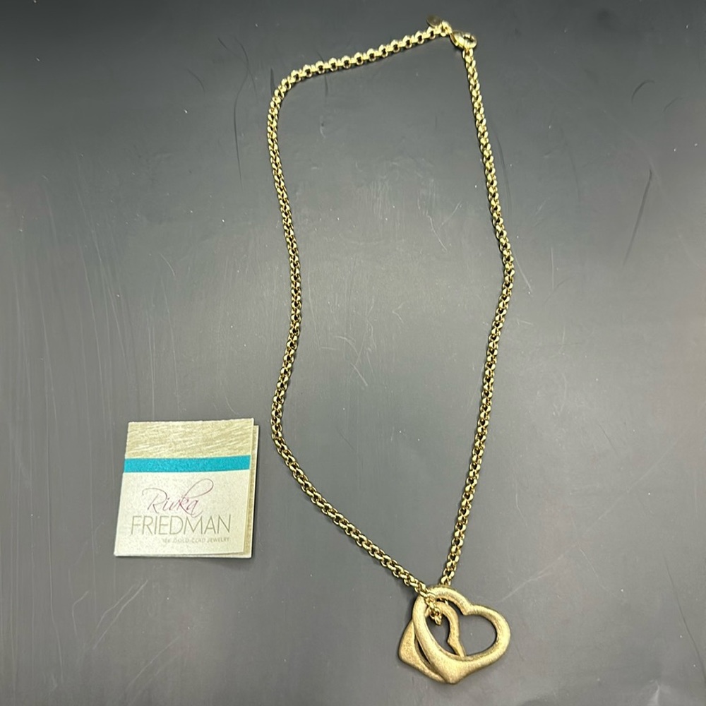 Ruka Friedman Double Heart Necklace